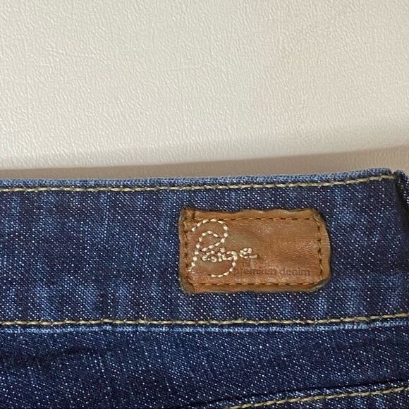 Paige | Blue Heights Straight Fit Jeans - Picture 6 of 7